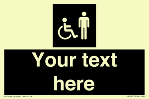 Custom information: black panel disabled and male